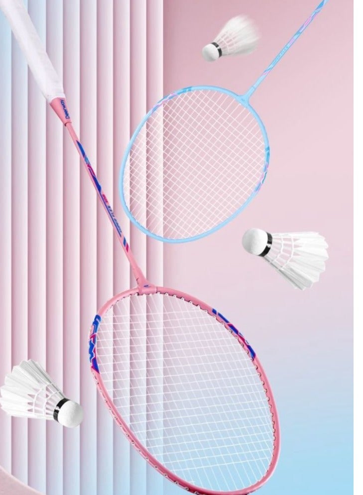 Carbon Badminton Racket Ultra Light And Durable Adult Suit, Competition Training, Dribbling, Double Racket