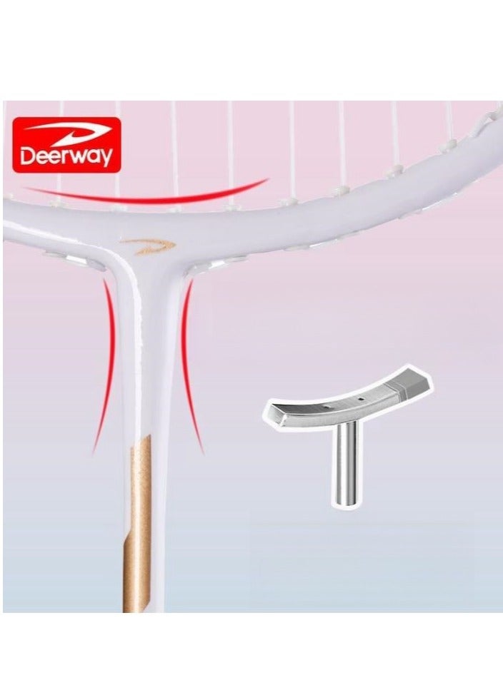 Carbon Badminton Racket Ultra Light And Durable Adult Suit, Competition Training, Dribbling, Double Racket