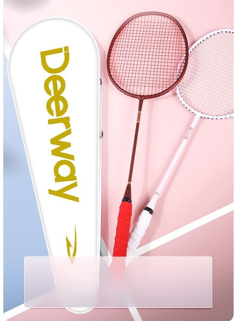 Carbon Badminton Racket Ultra Light And Durable Adult Suit, Competition Training, Dribbling, Double Racket