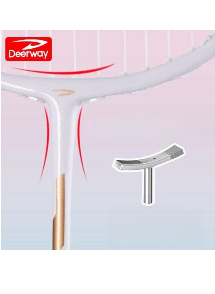Delhui Badminton Racket Ultra Light And Durable Adult Suit, Competition Training, Dribbling, Double Racket