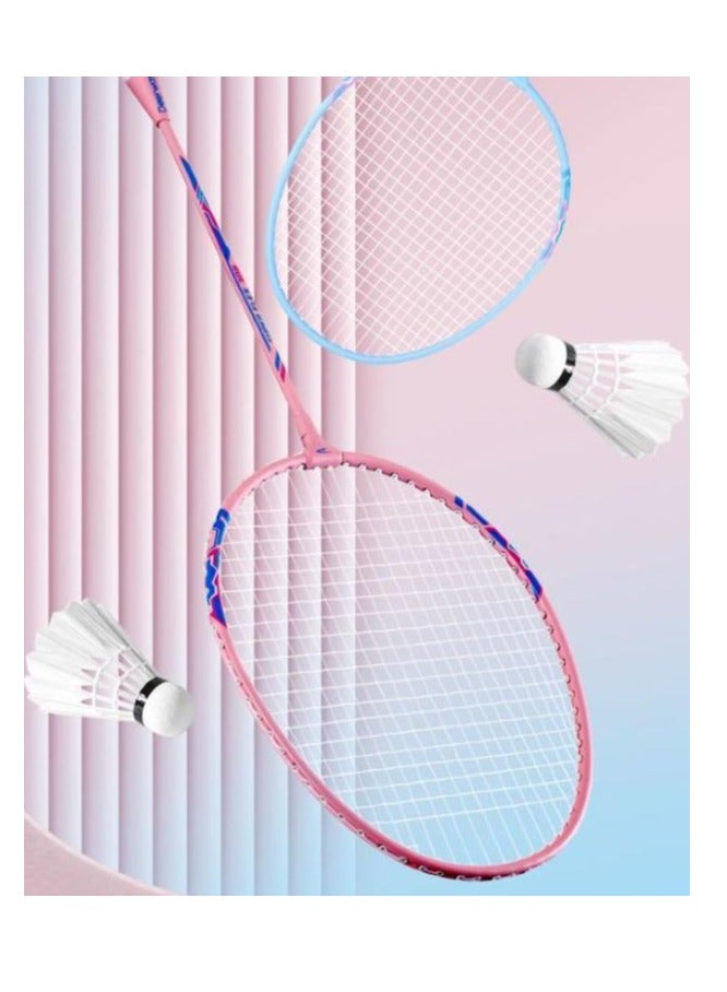 Delhui Badminton Racket Ultra Light And Durable Adult Suit, Competition Training, Dribbling, Double Racket