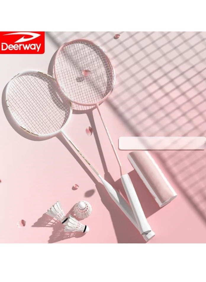 Delhui Badminton Racket Ultra Light And Durable Adult Suit, Competition Training, Dribbling, Double Racket
