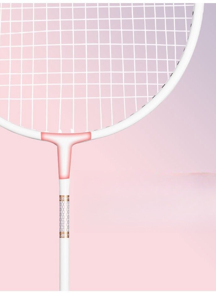 Delhui Badminton Racket Ultra Light And Durable Adult Suit, Competition Training, Dribbling, Double Racket