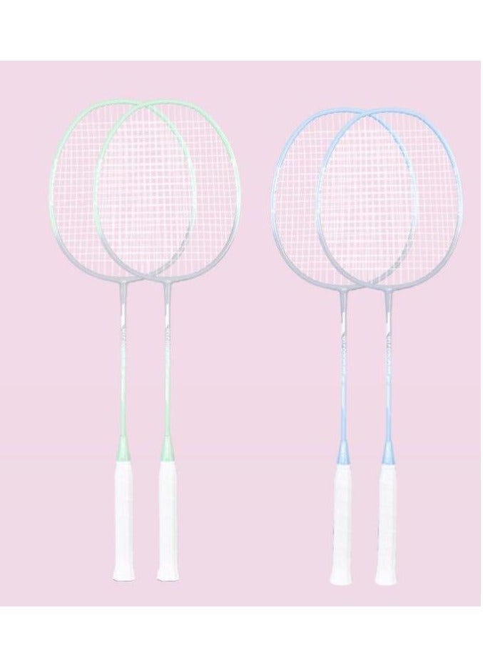 Delhui Badminton Racket Ultra Light And Durable Adult Suit, Competition Training, Dribbling, Double Racket