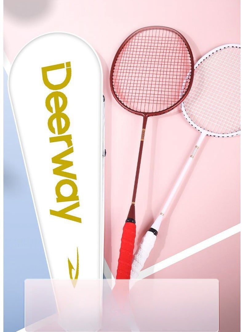 Delhui Badminton Racket Ultra Light And Durable Adult Suit, Competition Training, Dribbling, Double Racket