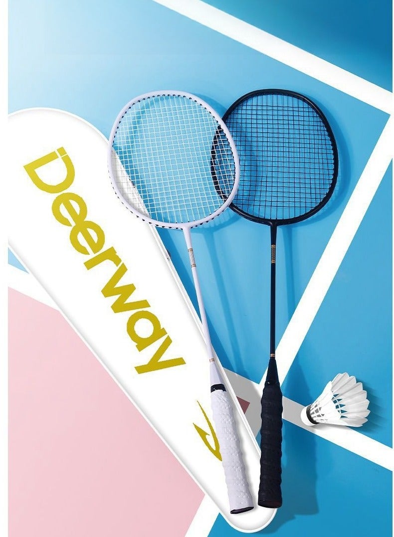 Carbon Badminton Racket Ultra Light And Durable Adult Suit, Competition Training, Dribbling, Double Racket
