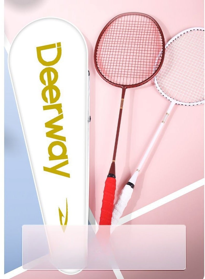 Carbon Badminton Racket Ultra Light And Durable Adult Suit, Competition Training, Dribbling, Double Racket