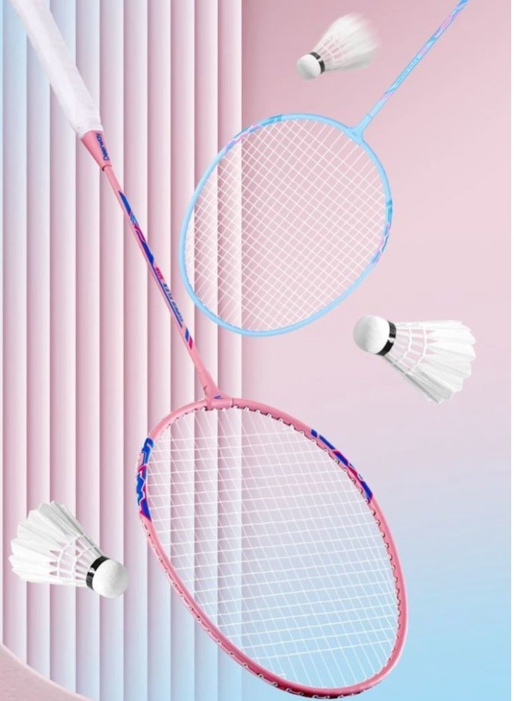 Carbon Badminton Racket Ultra Light And Durable Adult Suit, Competition Training, Dribbling, Double Racket