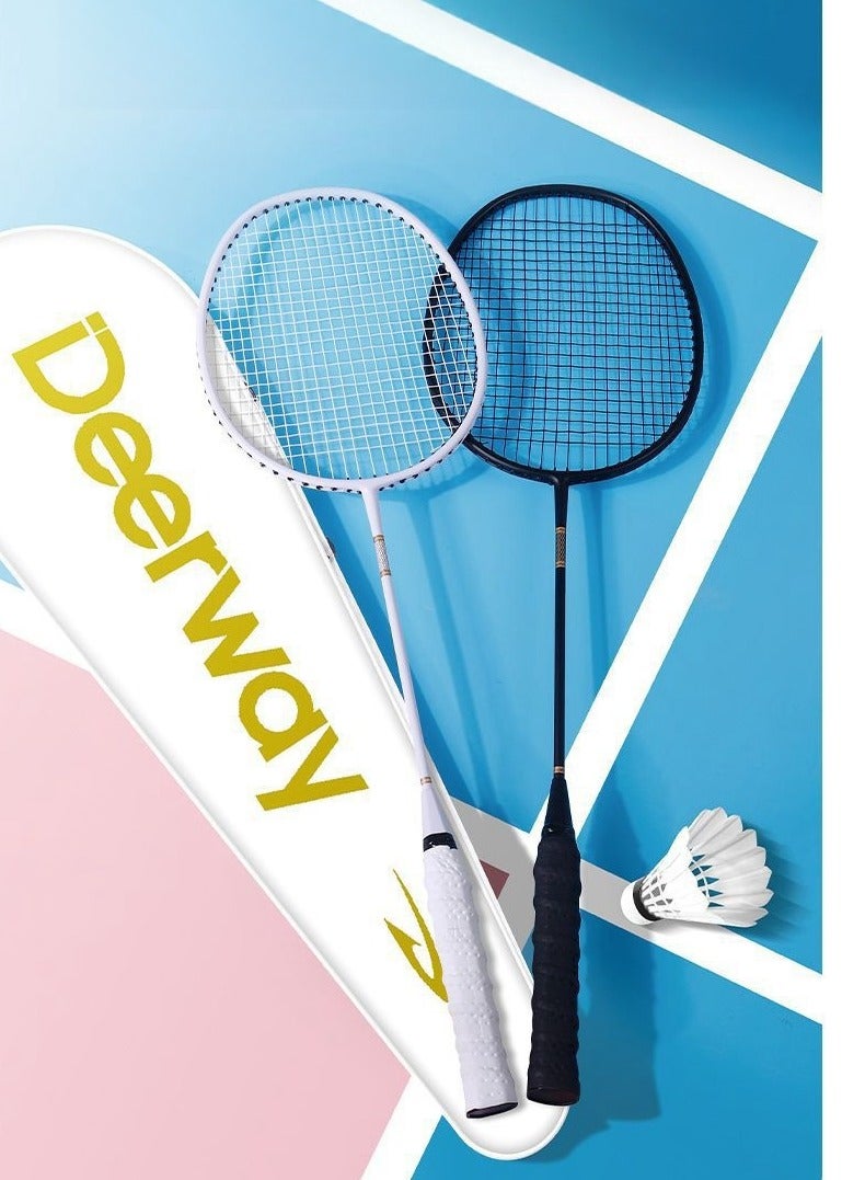 Carbon Badminton Racket Ultra Light And Durable Adult Suit, Competition Training, Dribbling, Double Racket