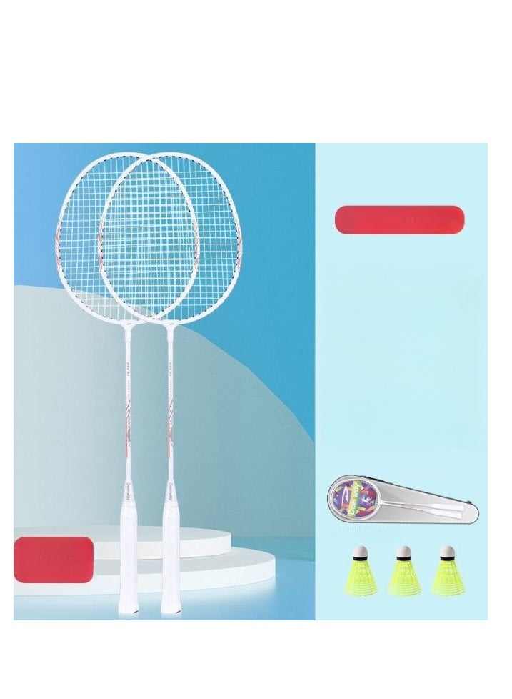 Delhui Badminton Racket Ultra Light And Durable Adult Suit, Competition Training, Dribbling, Double Racket
