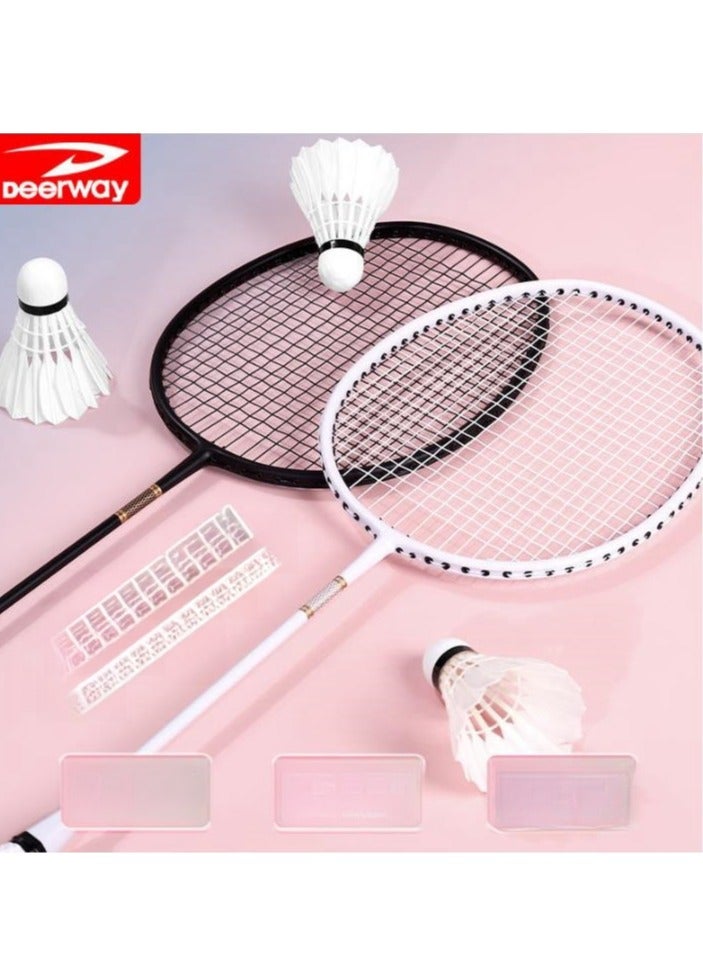 Delhui Badminton Racket Ultra Light And Durable Adult Suit, Competition Training, Dribbling, Double Racket