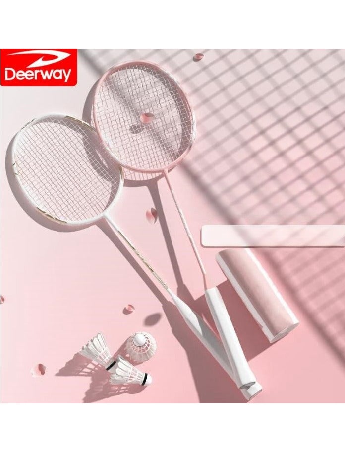 Delhui Badminton Racket Ultra Light And Durable Adult Suit, Competition Training, Dribbling, Double Racket