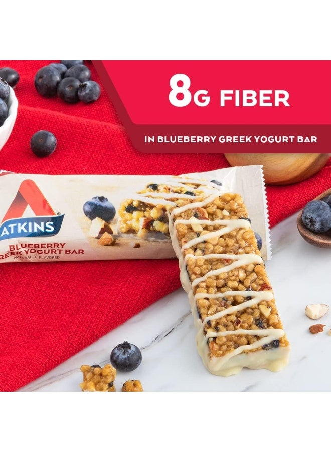 Greek Yogurt Bar Blueberry 5 Bars 1.69Oz (48G) Each