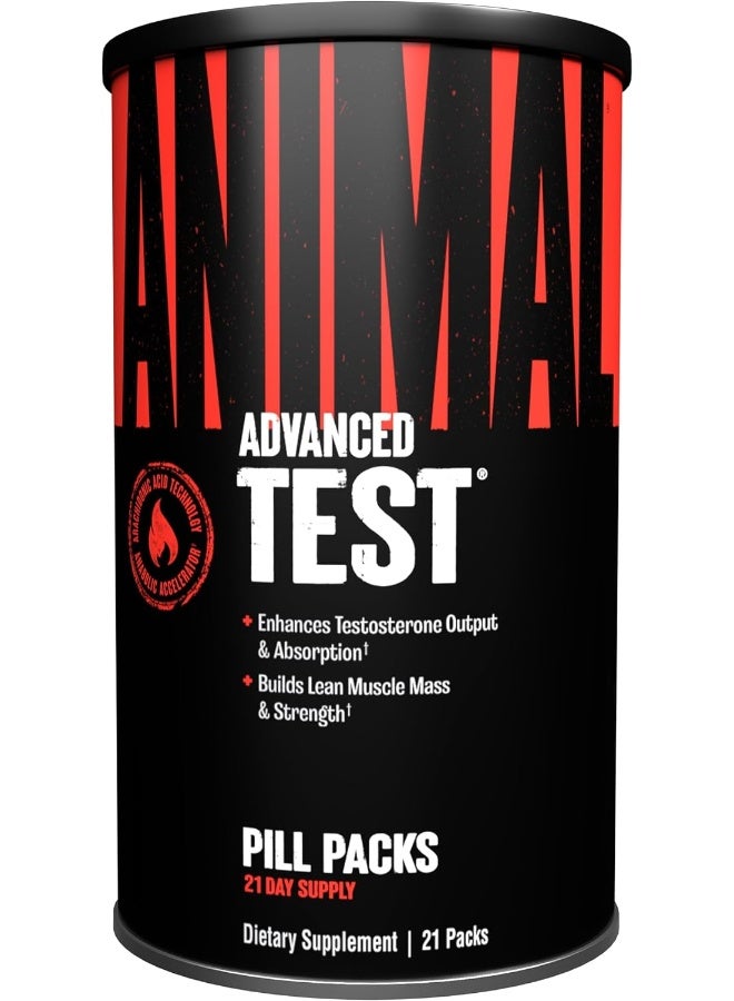 Test – Testosterone Booster For Men – Arachidonic Acid Yohimbe Bark Trans Resveratrol Cissus Quadrangularis – Convenient All-In-One Packs For Strength Athletes & Bodybuilders – 21 Day Cycle