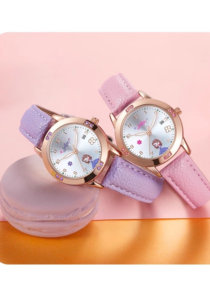 Children's Watch Girls' Style Student Primary School Time Girls' Watch