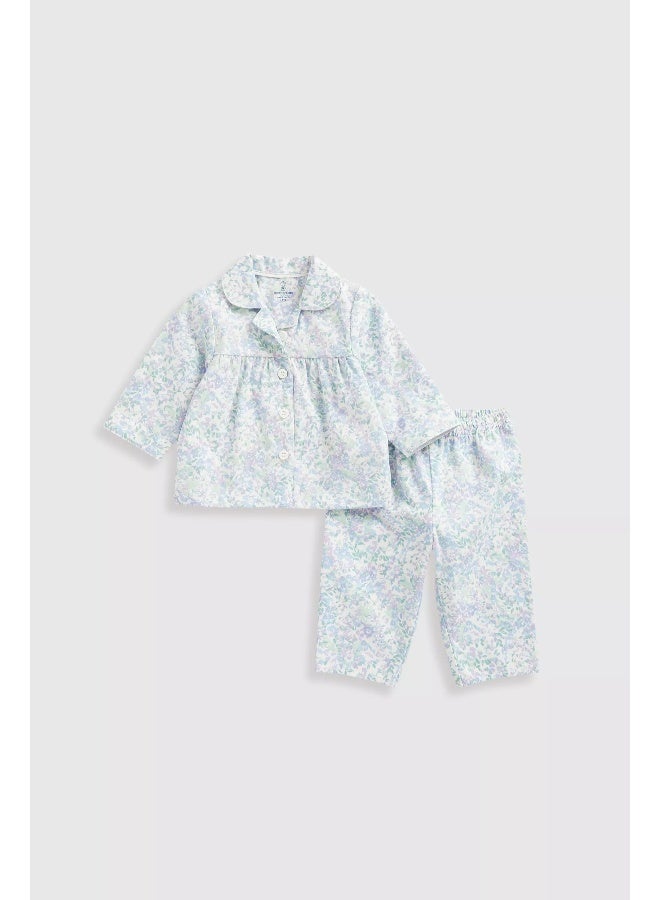 Floral Woven Baby Pyjamas