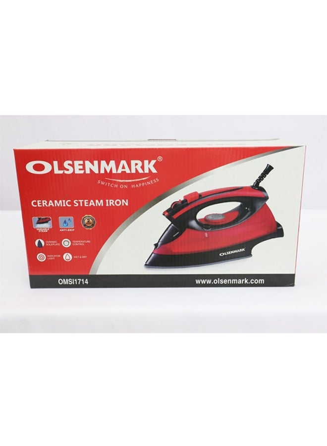 Steam Iron 2400.0 W OMSI714 Red/Black