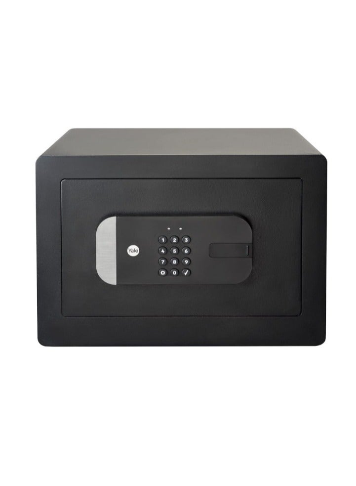 Yale Smart Safe, With Mobile Phone-Bluetooth, Pin Code & Mechanical Key Access, Notifications & Activity Monitoring, Access Management with the Yale Home App, Black, YSS/250/EB1