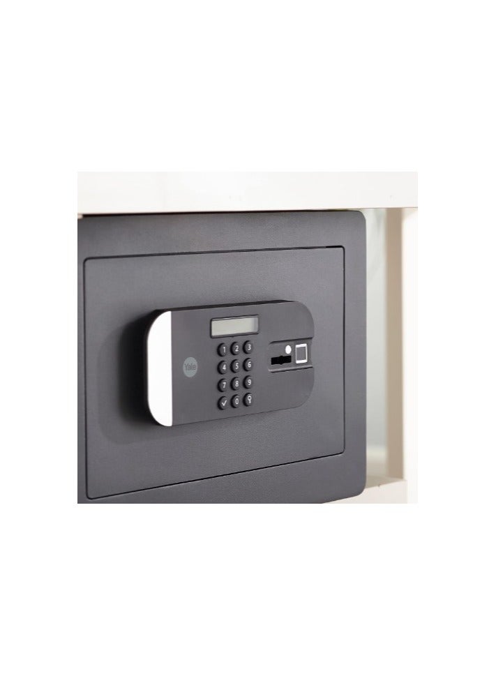 Yale YSFM/250/EG1 Motorised Biometric Maximum Security Office Safe - Fingerprint and Digital Pin Code Access, Laser Cut Door, Mounting Bolts