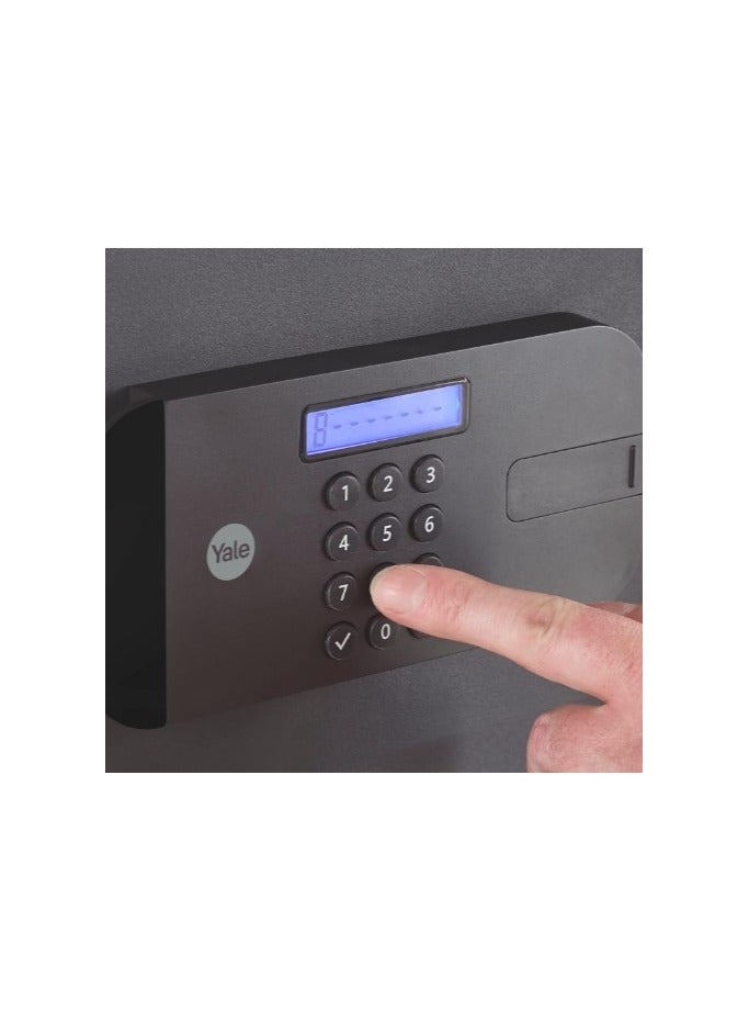 Yale YSFB/400/EB1 High Security Office Safe Locker with Fingerprint Reader, Black