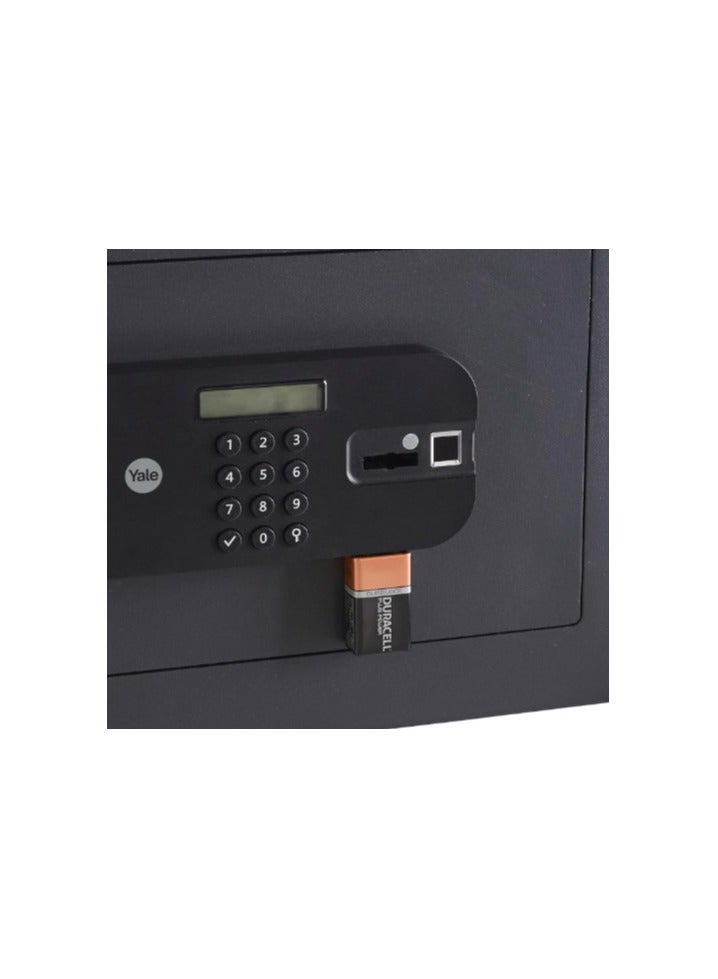 Yale YSFB/400/EB1 High Security Office Safe Locker with Fingerprint Reader, Black