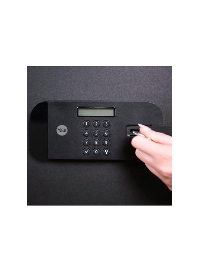 Yale YSFB/400/EB1 High Security Office Safe Locker with Fingerprint Reader, Black