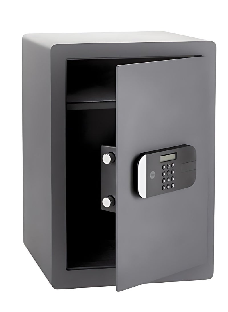 Yale Extra Large Maximum Security Safe, Sold Secure Silver, Digital Keypad, LED Light Indicators, Steel Locking Bolts, Emergency Override Key - YSEM/520/EG1