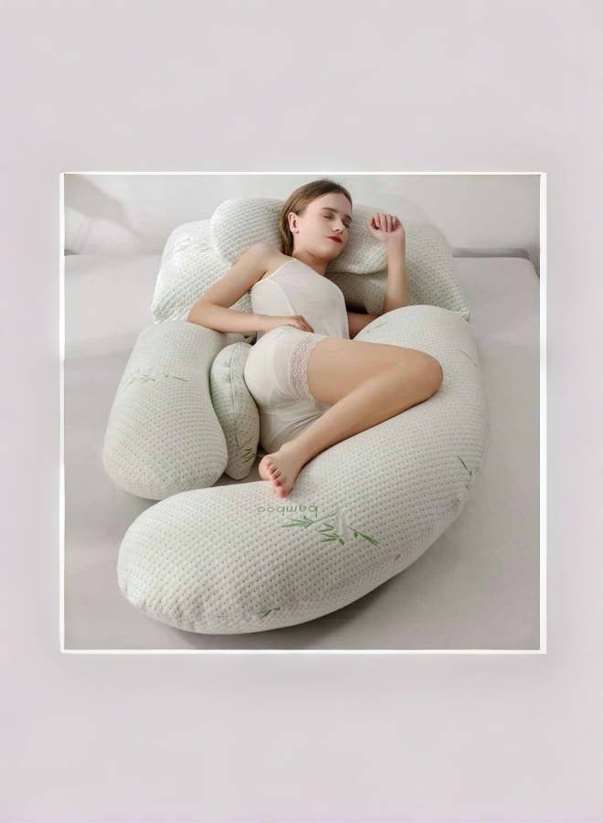 Maternity Pillow Pregnancy Pillow With Memory Pillow, Relieve Fatigue Body Pillow, Adult & Child Full Body Support Pillow (Color : Style 2, Size : 180x80cm)