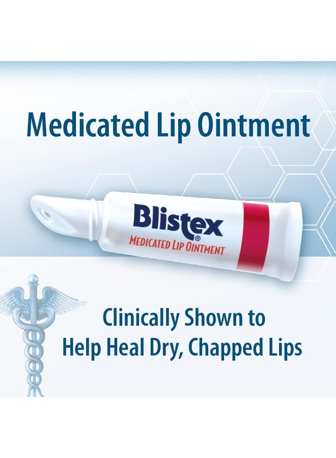 Medicated Lip Ointment, 0.21Oz (Pack Of 2)