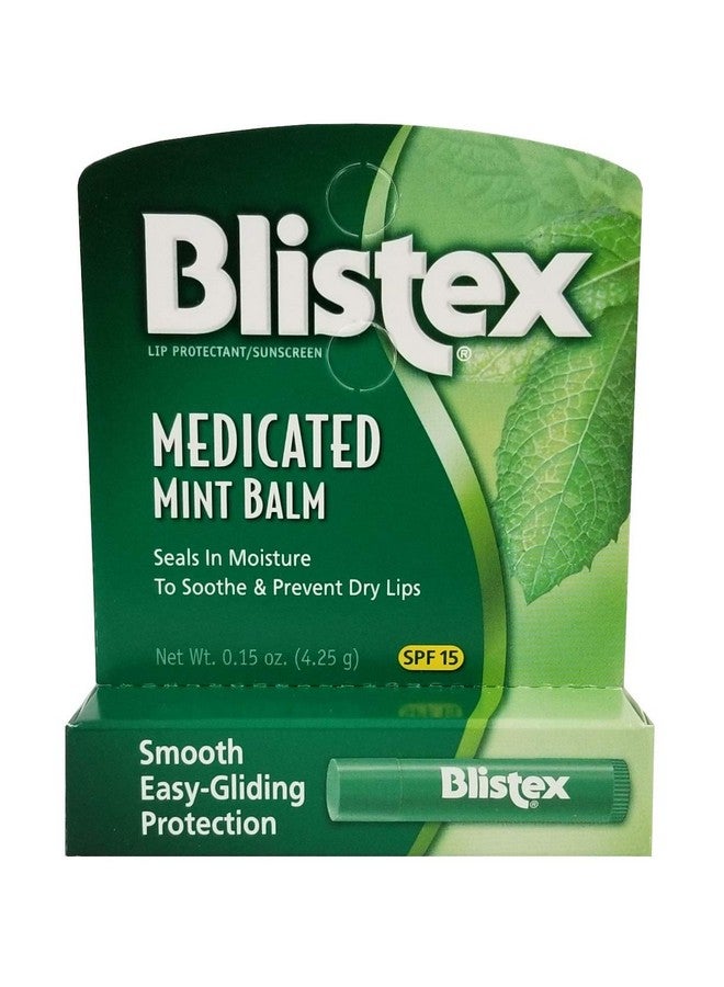 Medicated Mint Balm Spf 15 0.15 Oz (Pack Of 10)