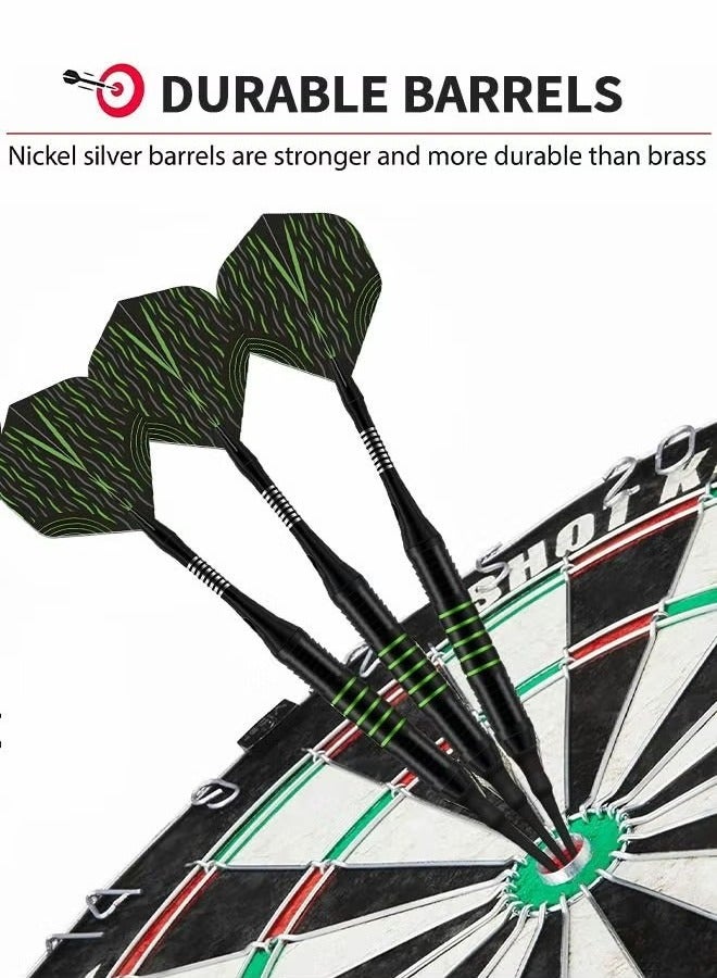 Darts Set,Professional Soft Tip Darts Set for Electronic Dartboard,Dart Suit with Steel Needle Darts,Plastic Tip Darts and Targets