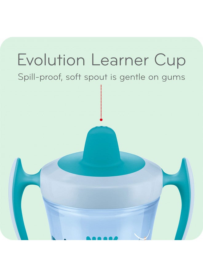 Evolution Soft Spout Learner Cup, 8 Oz, 2-Pack ‚Äì Bpa Free, Spill Proof Sippy Cup