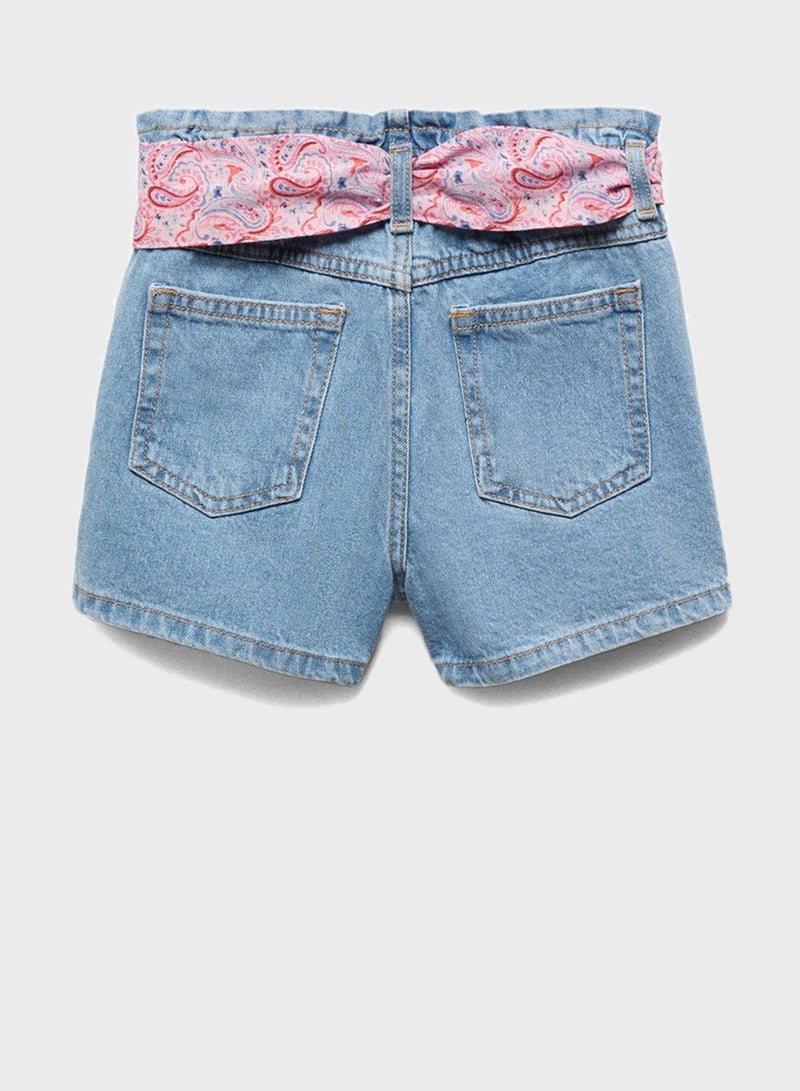 Kids Paperbag Shorts