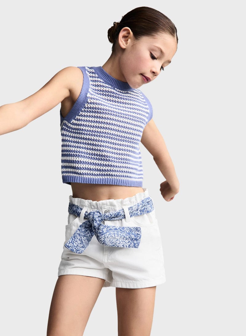 Kids Paperbag Shorts