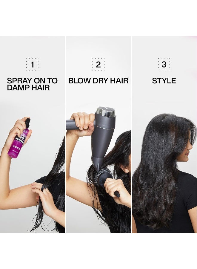 Quick Blowout Heat Protection Spray For All Hair Types | Reduces Blow Dry Time | Blowdry Spray, 4.2 Fl. Oz.