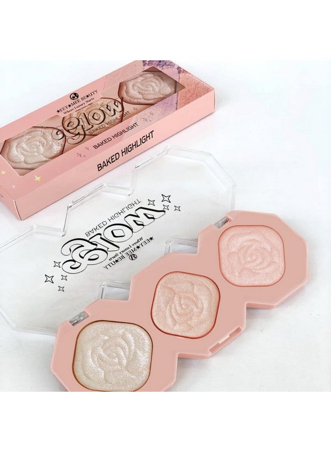 Radiant Glow Illuminating Face Highlighter | Long-Lasting, Shimmering Finish For A Natural, Luminous Look | Ultra-Blendable Silky Smooth | This Easy-To-Apply Formula | Shade-02