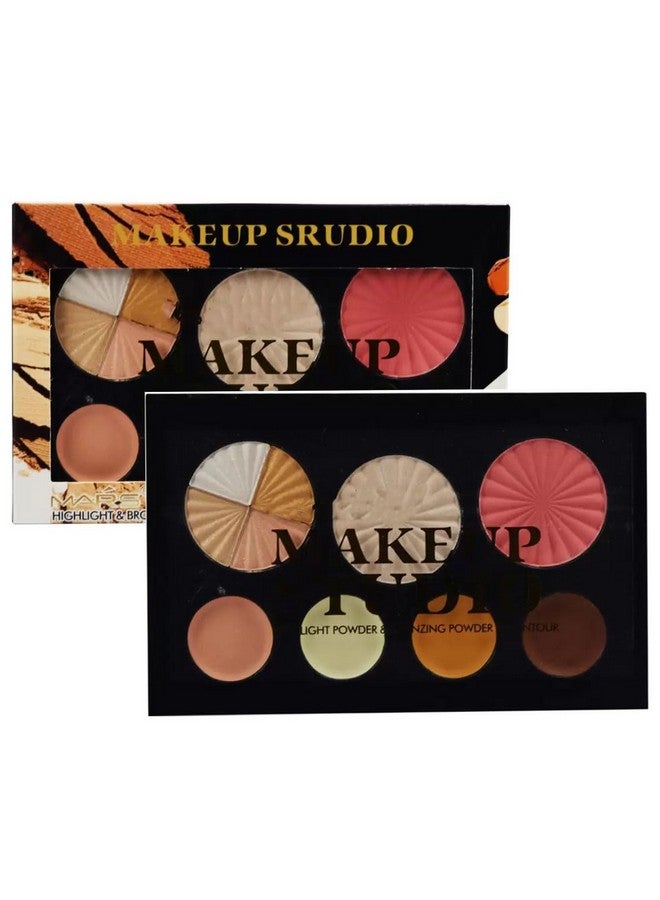 Highlighter Makeup Palette For Face Highlighters (Multicolor)