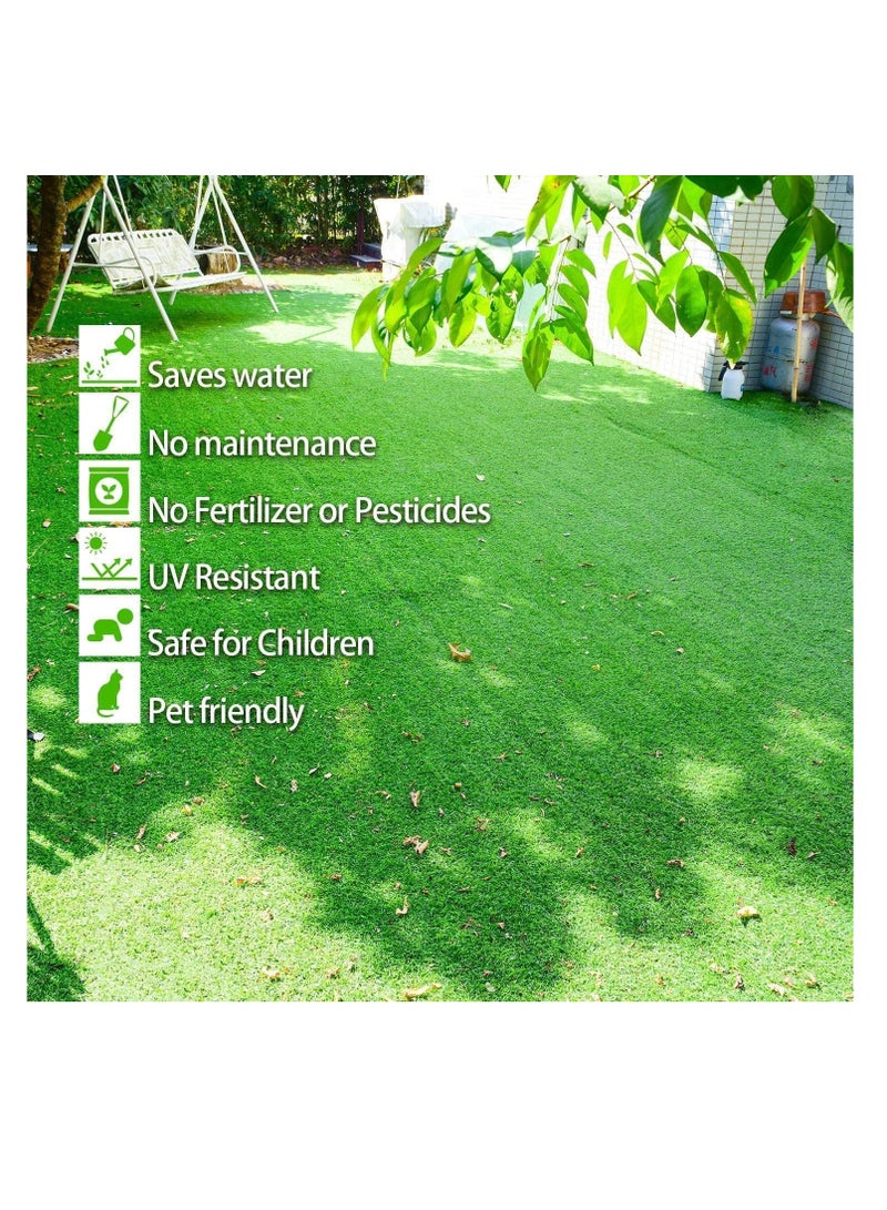 Ecvv Artificial Grass Carpet Green For Home Outdoor Front/Backyards Garden Decoration Artificial Grass Turf | 36MM-200 * 800 |