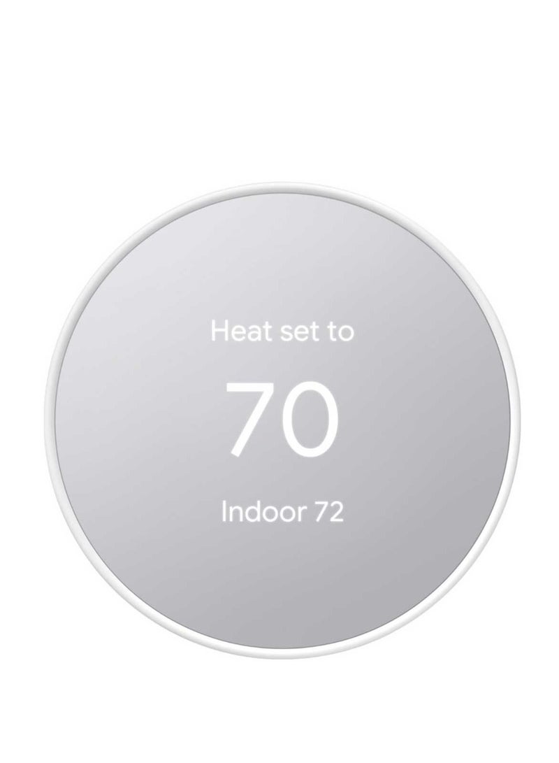 Nest Programmable GA01334-US 4th Gen Thermostat - Snow