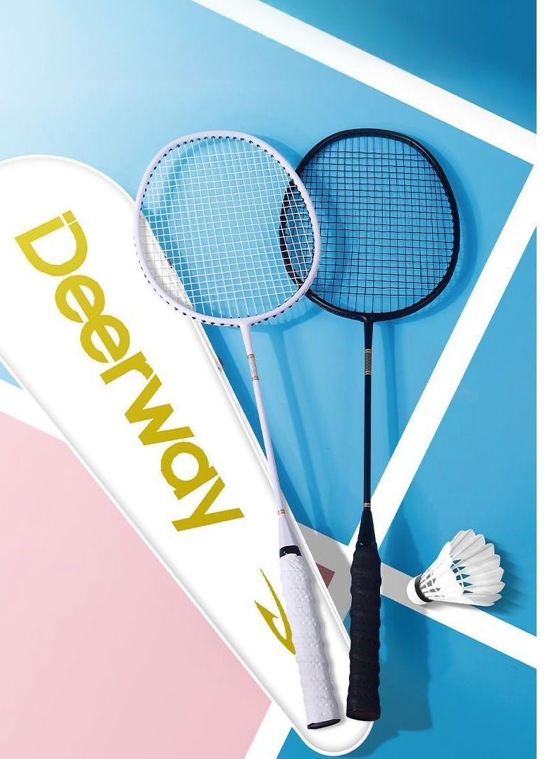 Delhui Badminton Racket Ultra Light And Durable Adult Suit, Competition Training, Dribbling, Double Racket
