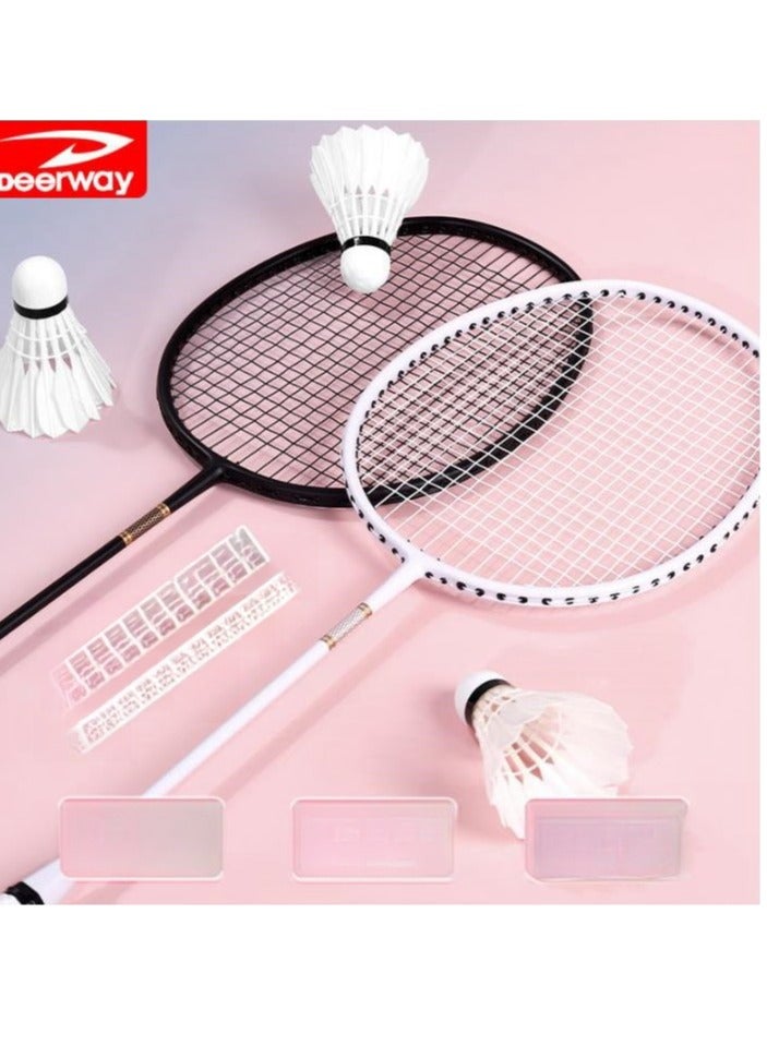 Delhui Badminton Racket Ultra Light And Durable Adult Suit, Competition Training, Dribbling, Double Racket