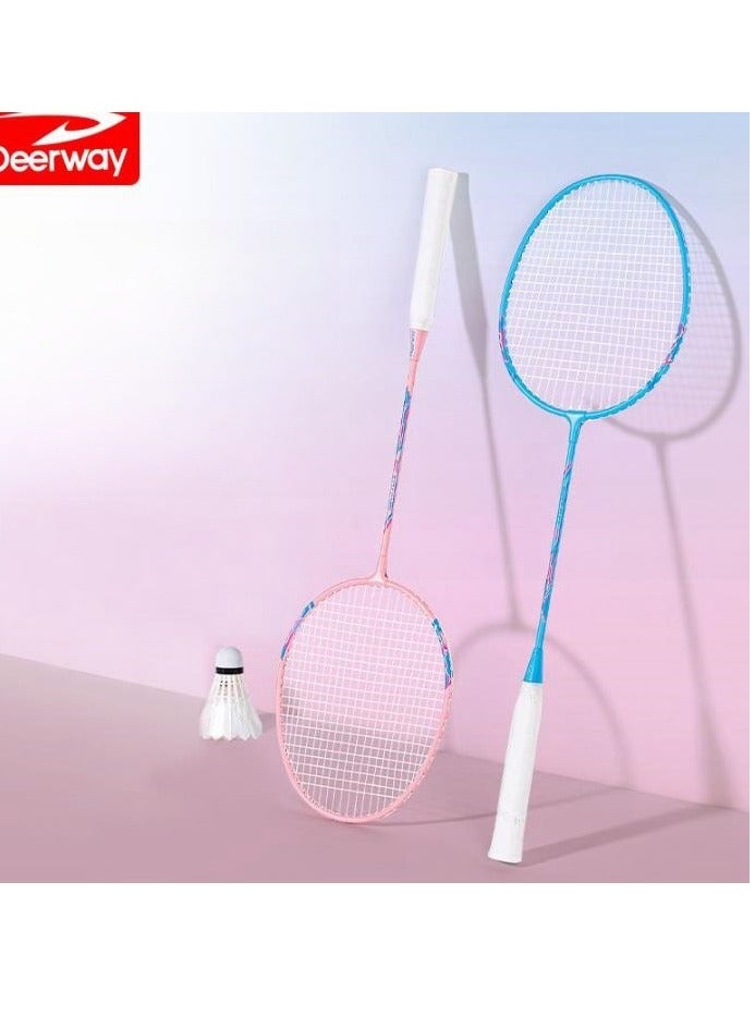 Delhui Badminton Racket Ultra Light And Durable Adult Suit, Competition Training, Dribbling, Double Racket