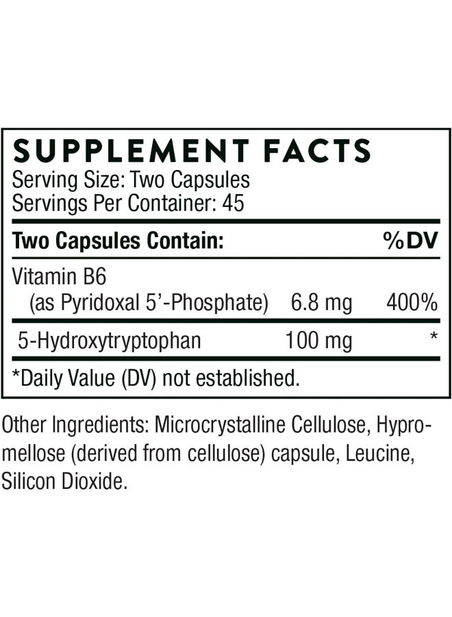 5-Hydroxytryptophan (5-Htp) Serotonin Support For Sleep And Stress Management 90 Capsules