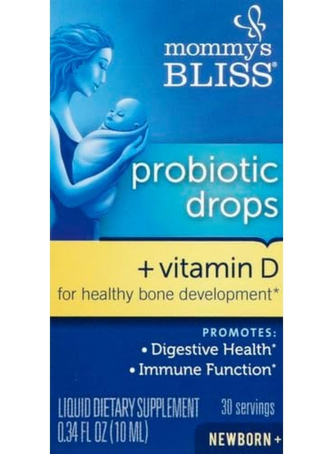 Baby'S Natural, Flavor Less Probiotic Drops + Vitamin D