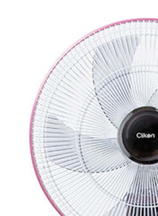 16-Inch Pedestal Fan With Remote 45 W CK2816 White/Pink