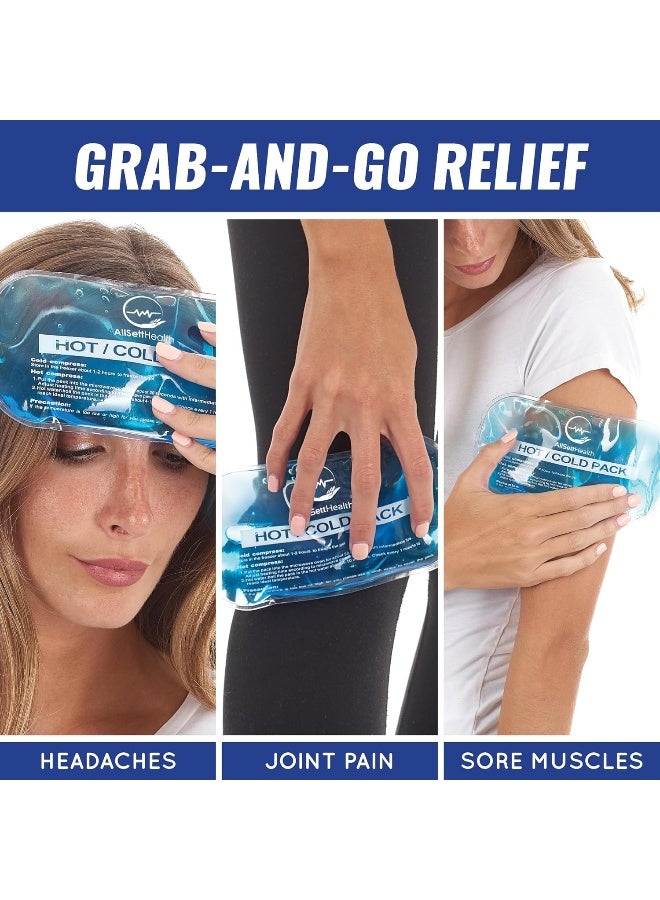 Reusable Hot And Cold Gel Ice Packs For Injuries