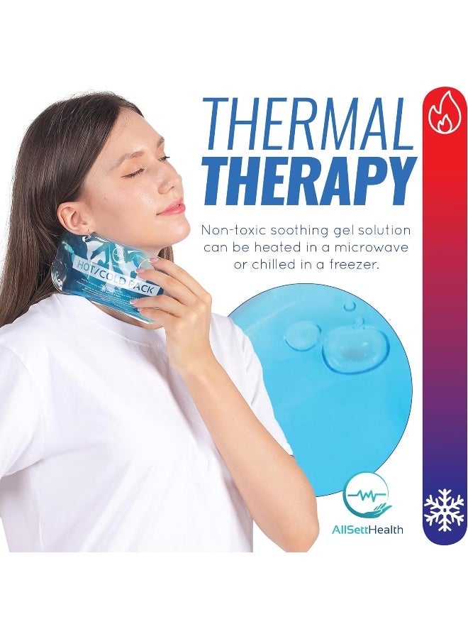 Reusable Hot And Cold Gel Ice Packs For Injuries