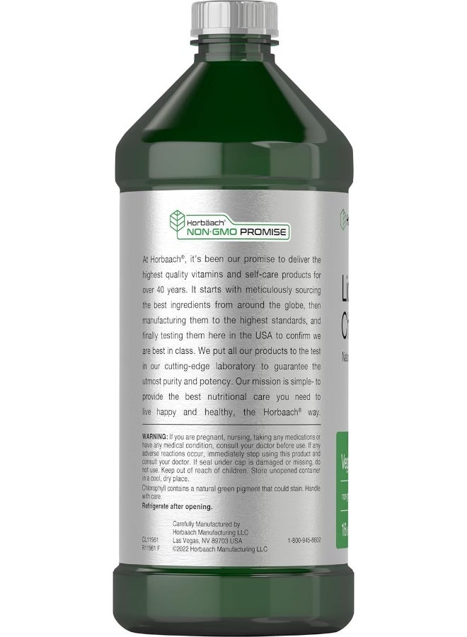 Liquid Chlorophyll 950Ml (2 X 470Ml Bottles) Vegetarian, Non Gmo, Gluten Free Unflavored 100 Mg Chlorophyll Internal Deodorant