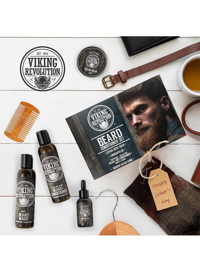 Ultimate Beard Care Conditioner Kit Beard Grooming Kit For Men SoftensSmoothes And Soothes Beard ItchContains Beard Wash & ConditionerBeard OilBeard Balm And Beard CombClassic Set