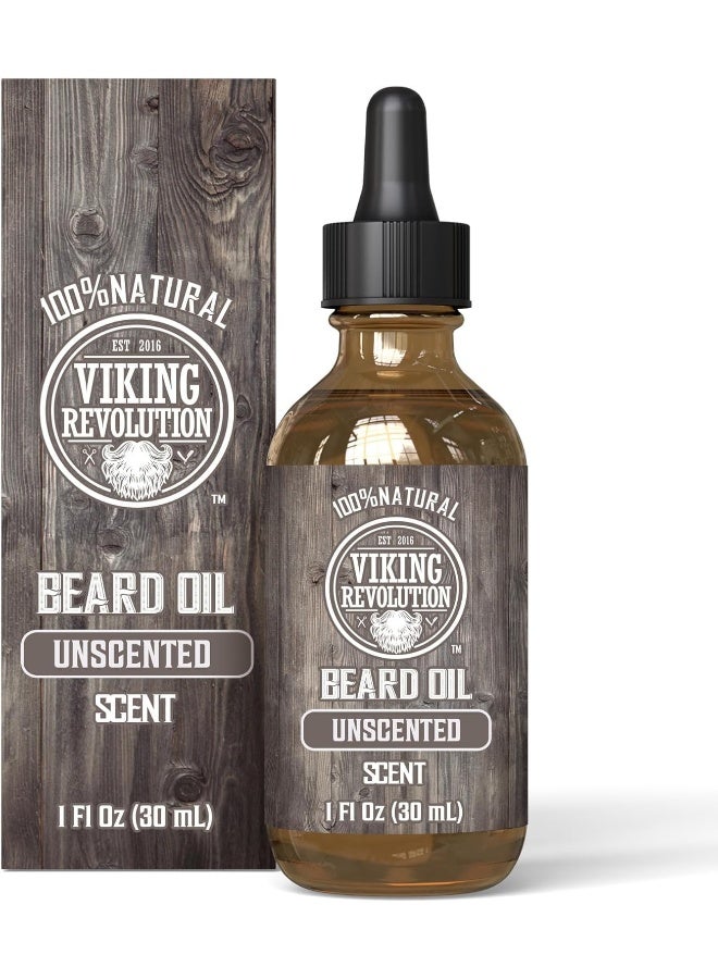 Beard Oil All Natural Argan & Jojoba Oils Unscented 30Ml